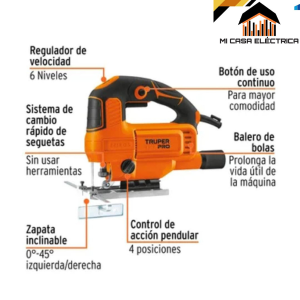 Cierra caladora truper